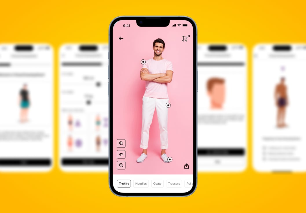 UI/UX Design for Virtual Clothing Try-on