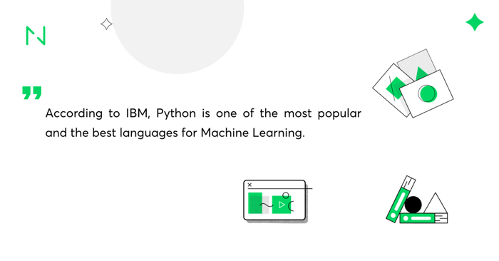 quote about Python popularity for machine learning