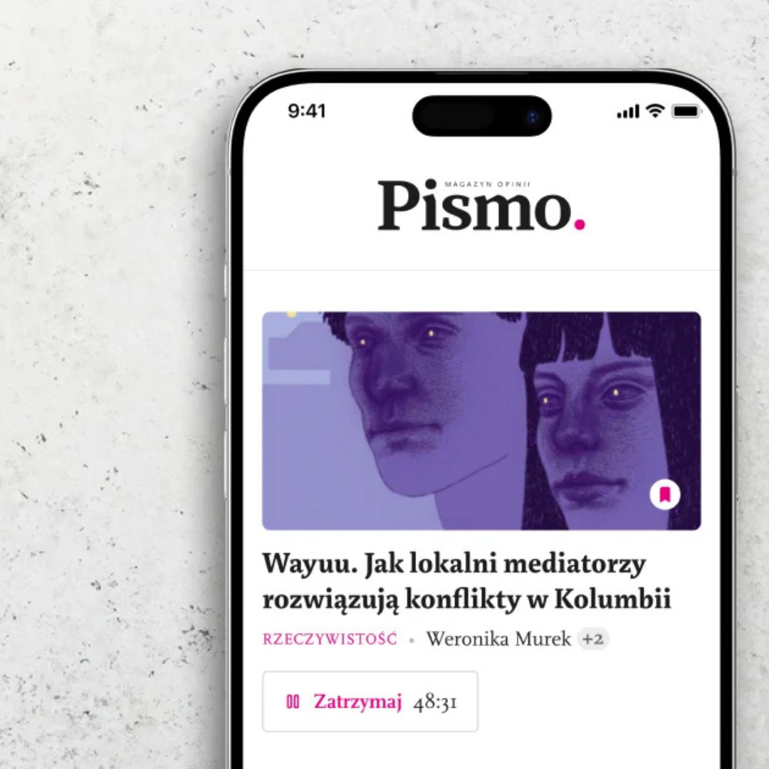 A phone screen displaying the Pismo app