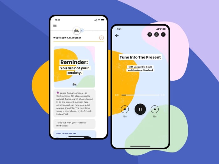 Shine: Self-care app for US client