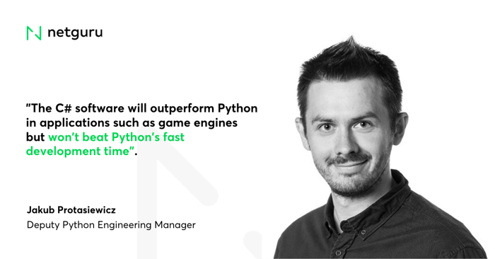 C sharp vs Python development time