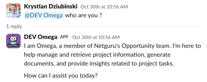 AI agent Omega capabilities