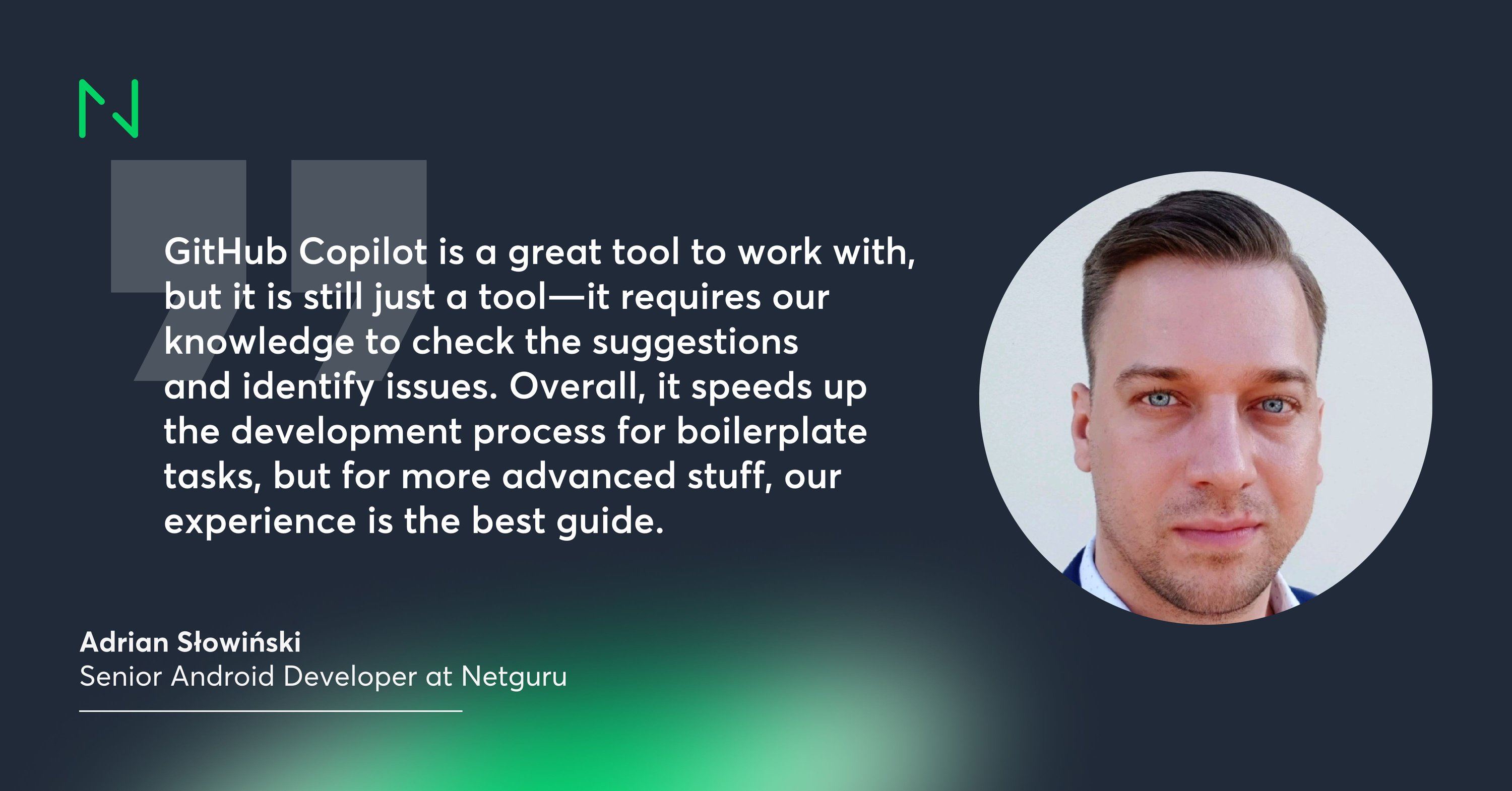 Adrian Słowiński about Github Copilot