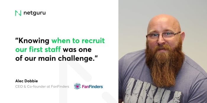 Alec Dobbie from FanFinders - recruitment