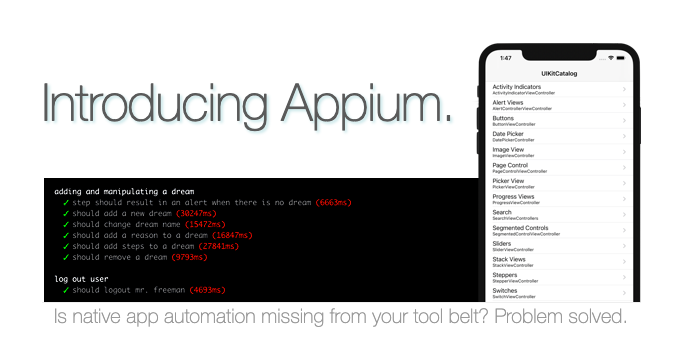 Appium - test result example