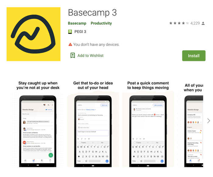 Apps Written in Kotlin: Basecamp 3