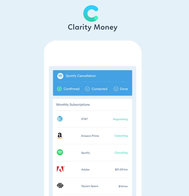 Clarity Money netguru startups New York