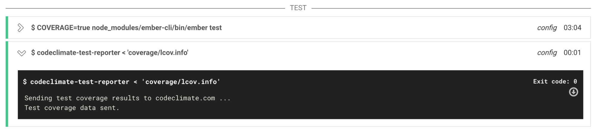 Test Ember Test Coverage in Ember Applications with CI and Code Climate Integration