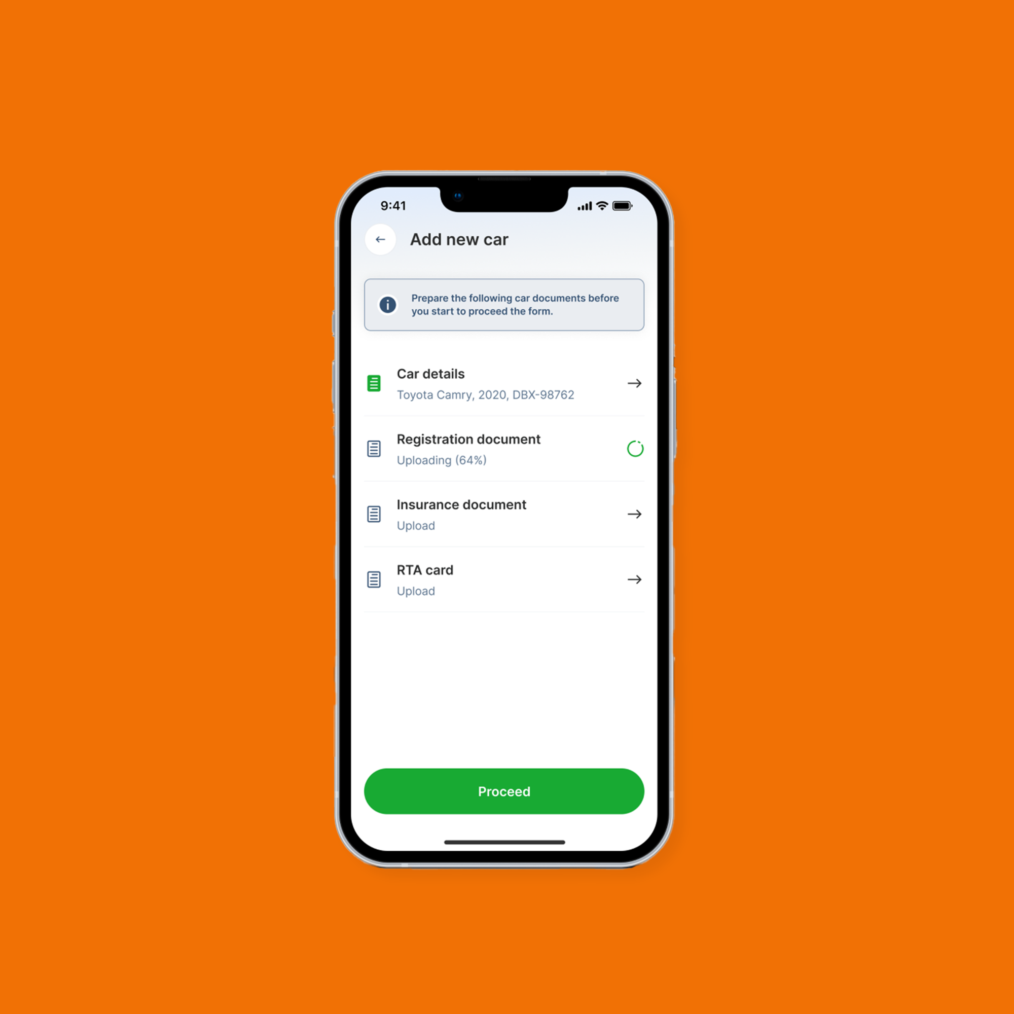 Careem orange square preview