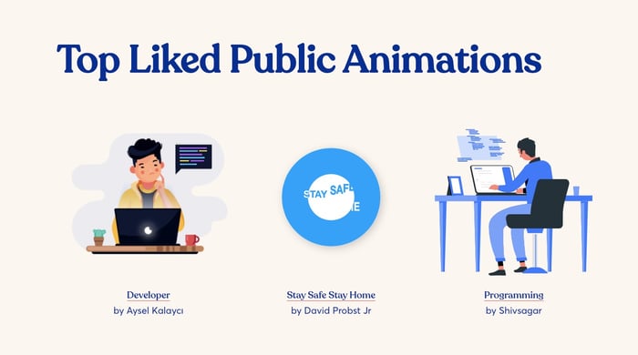 Design of the issue – animations by LottieFiles