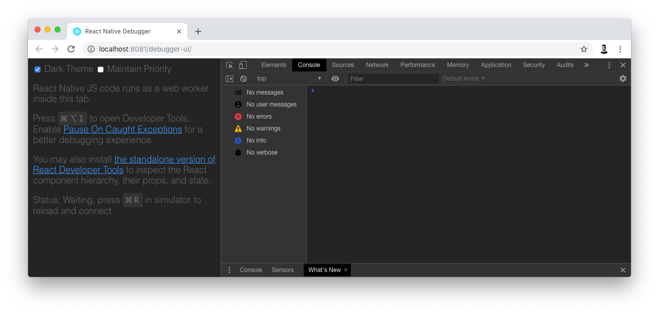 React Native Debugging Tools