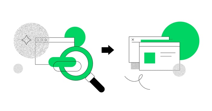 Comparison of competing products illustration