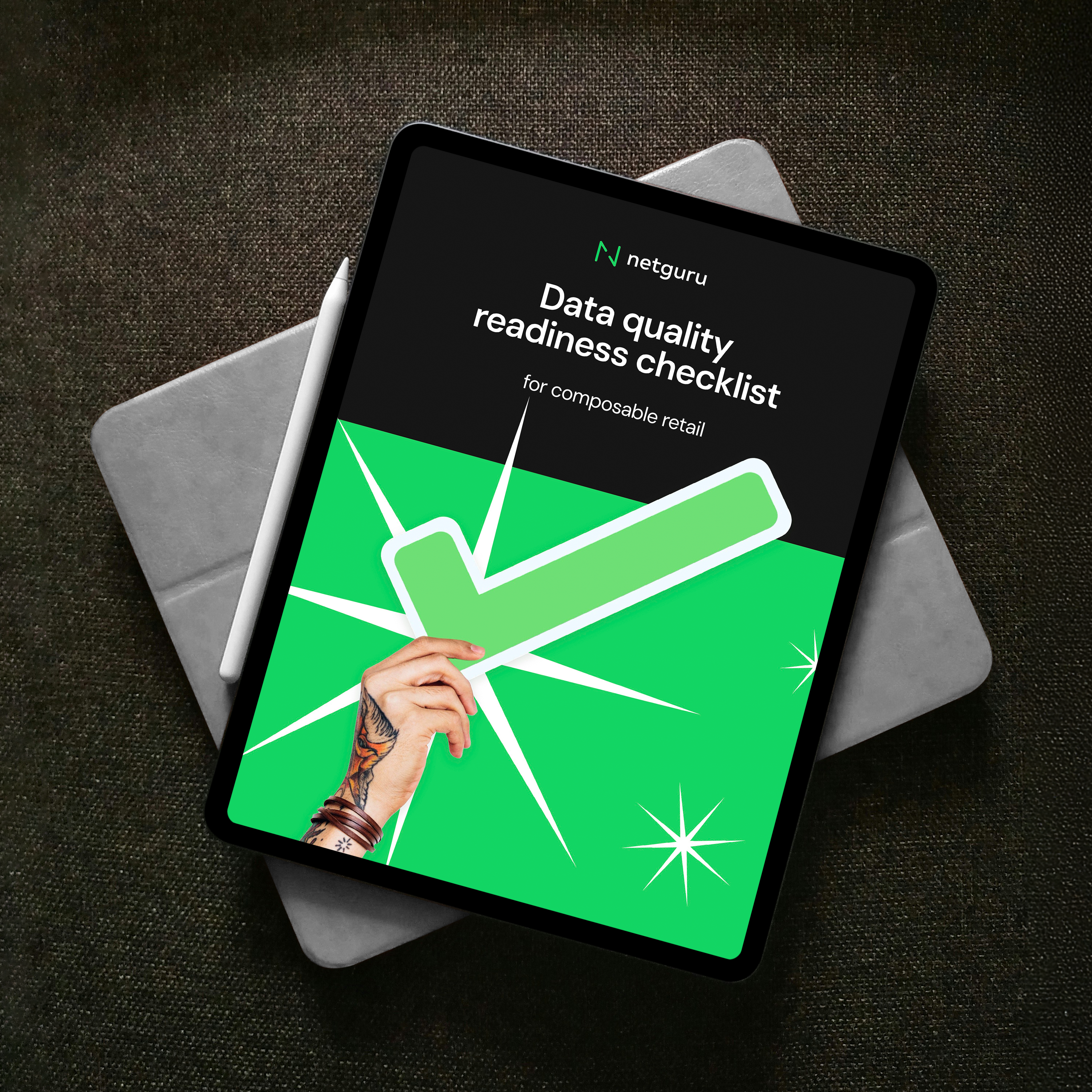 Data quality readiness checklist for composable retail mockup square