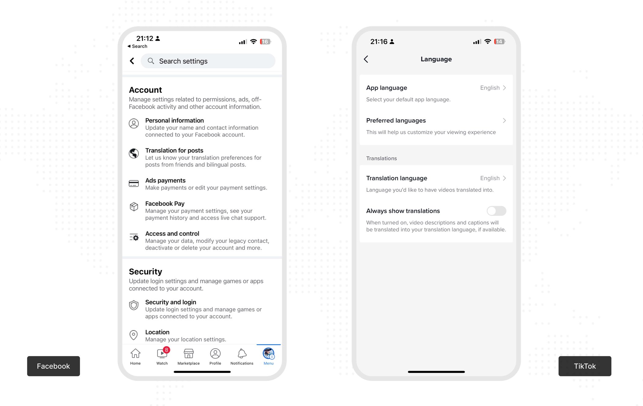 Setting App Description How To Improve App Settings UX