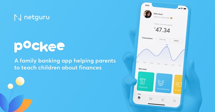 Pockee banking app kids parents