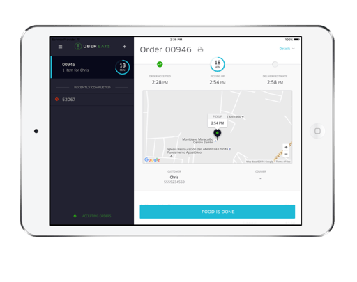 Uber Eats react native app