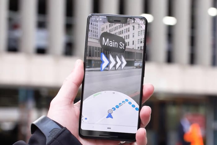 Google Maps AR - augmented reality
