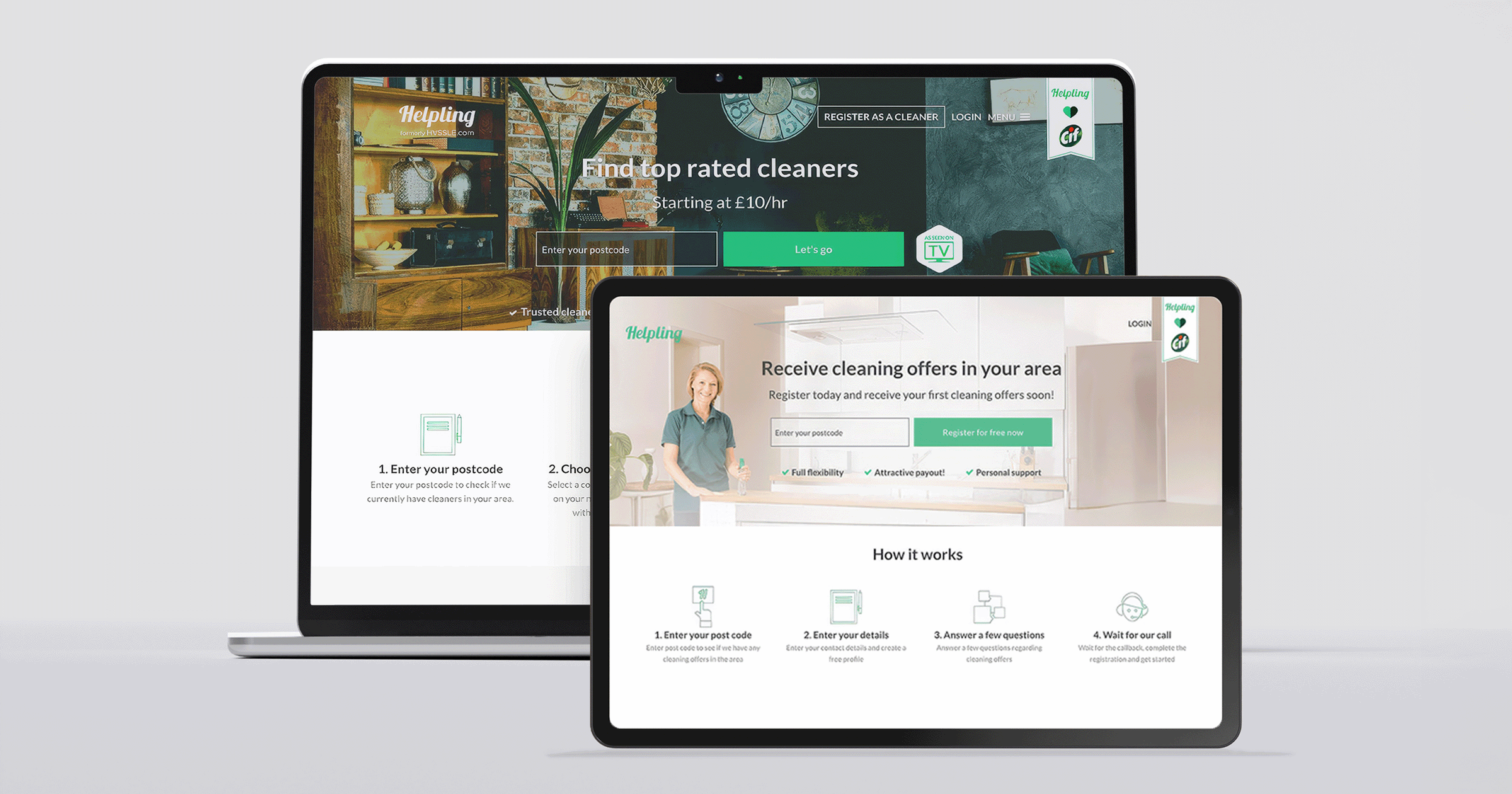 Helping app on devices.