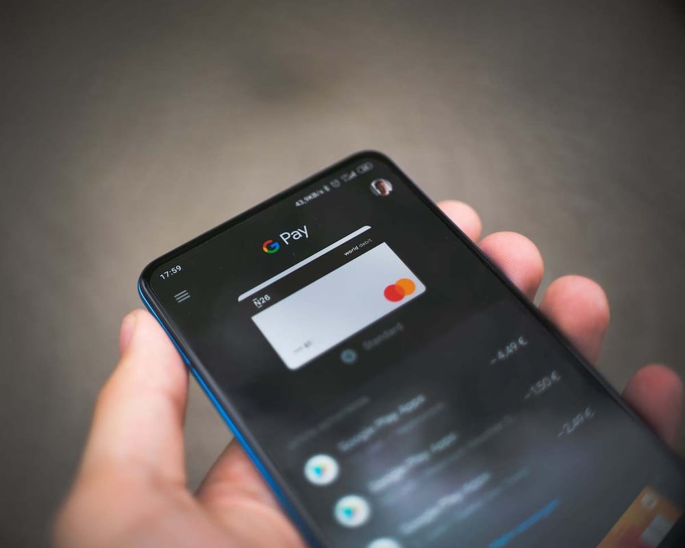 Google Pay on the phone