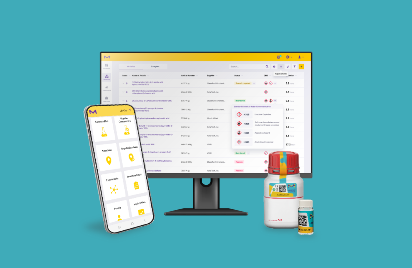 Lanexo app on a desktop. 