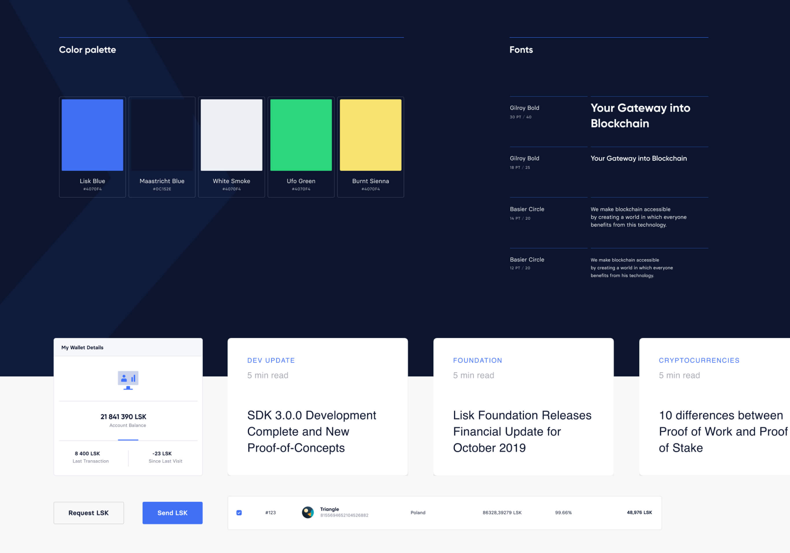 Lisk Design System