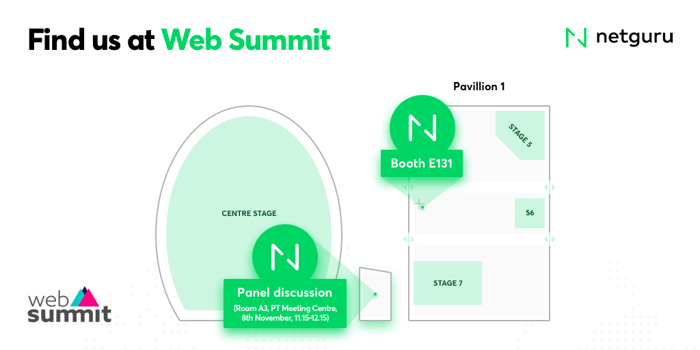 Mapa Netguru at Web Summit
