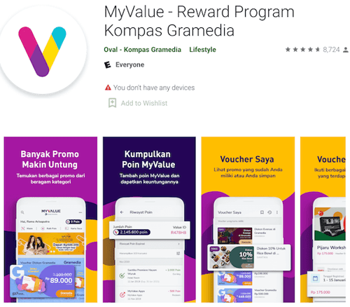 MyValue Flutter app