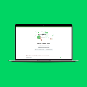 Netguru Memory green square preview