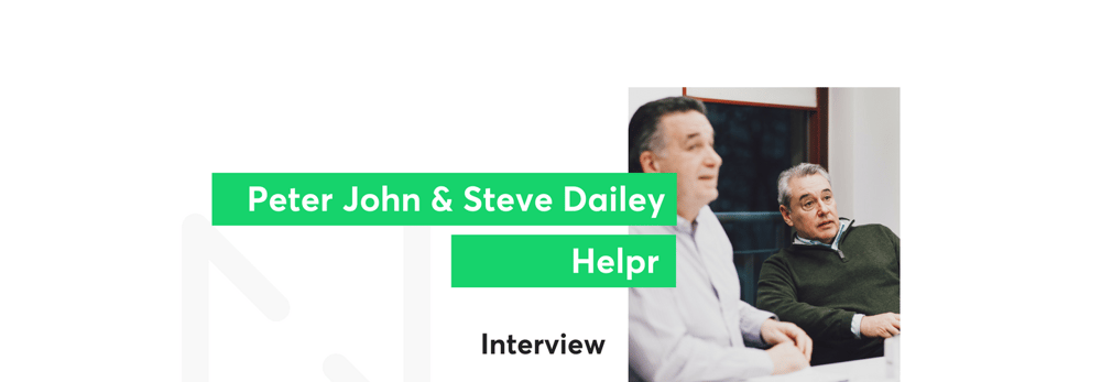 Peter John and Steve Dailey from Helpr