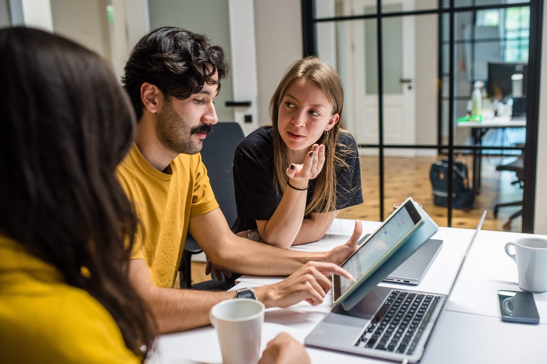 Netguru employees working at Kraków Hub