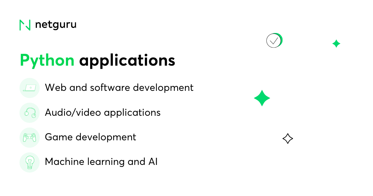 applications of Python programming examples