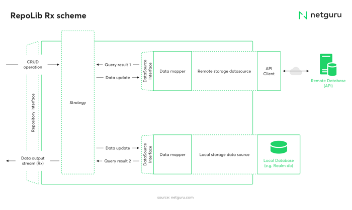 RepoLib Rx scheme, application architecture