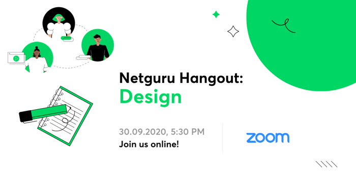 Netguru Hangouts - event design