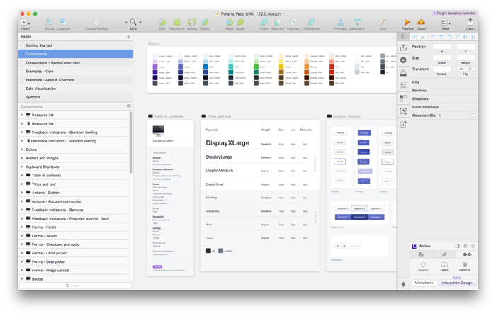 Shopify 的设计系统 — Polaris（Sketch 文件中的设计库）