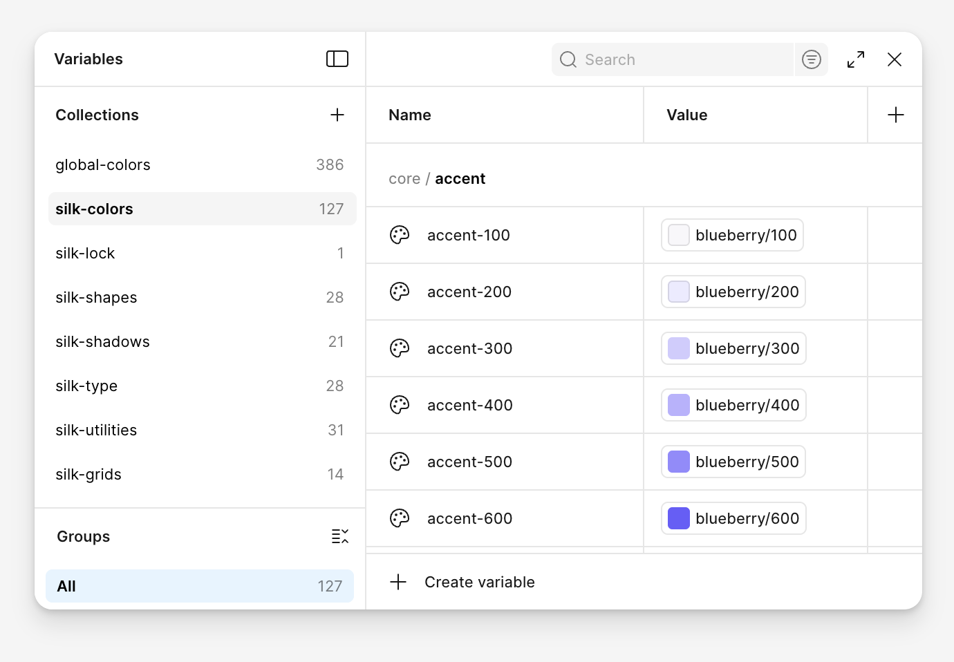 Silk Manual Blueberry color
