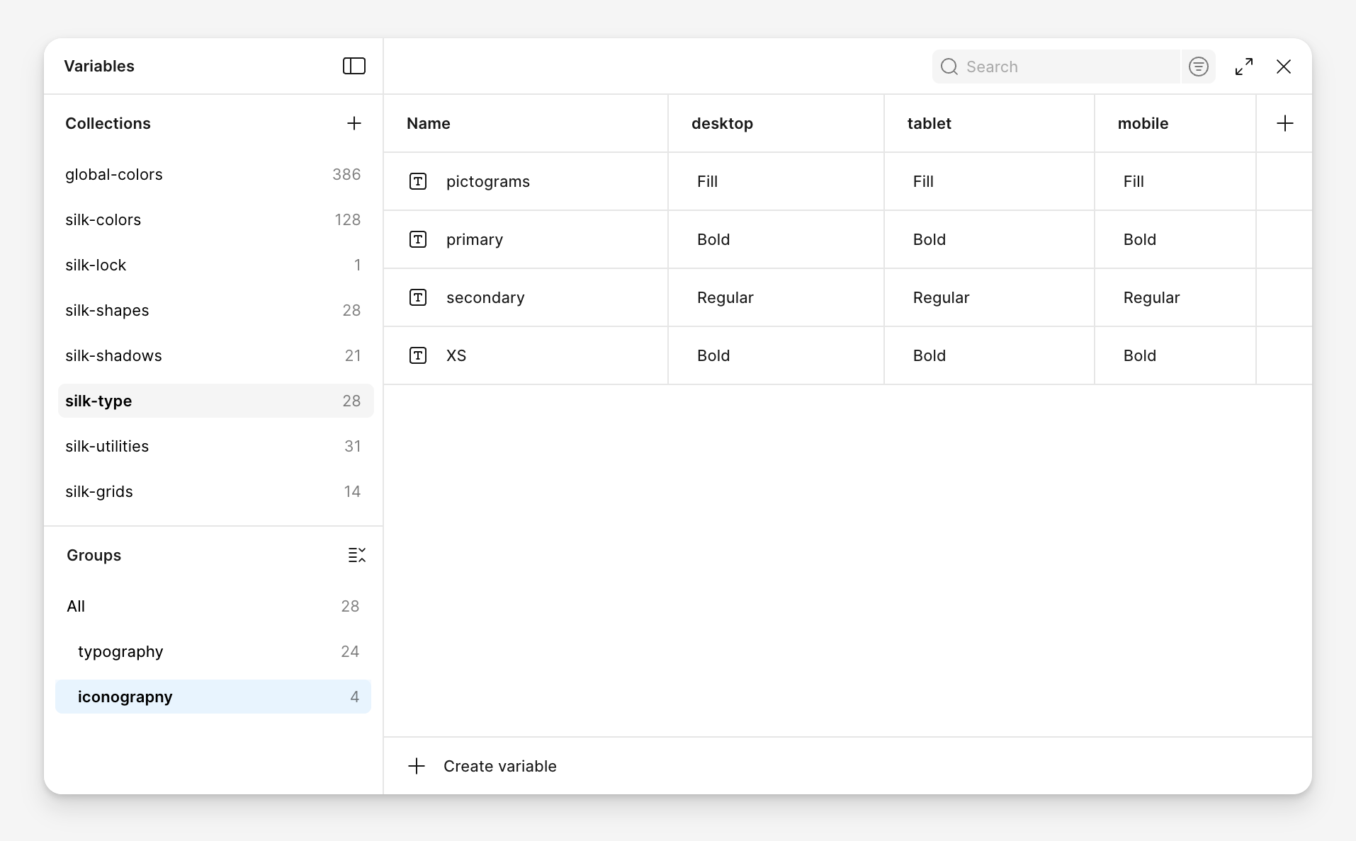 Silk Manual Changing icon style