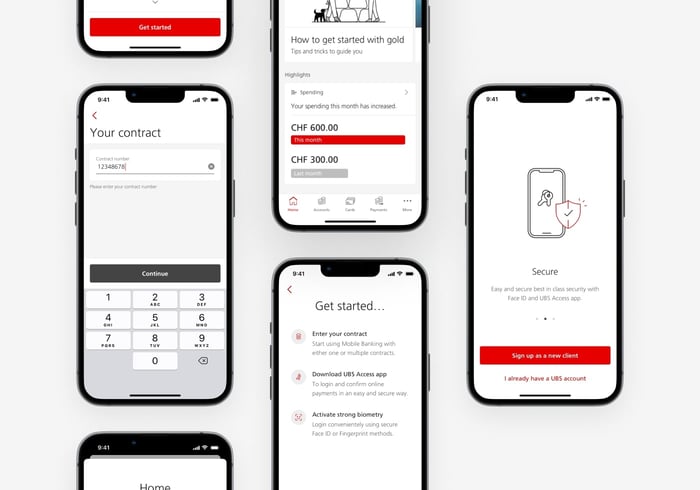 Redesigning a mobile banking app for UBS