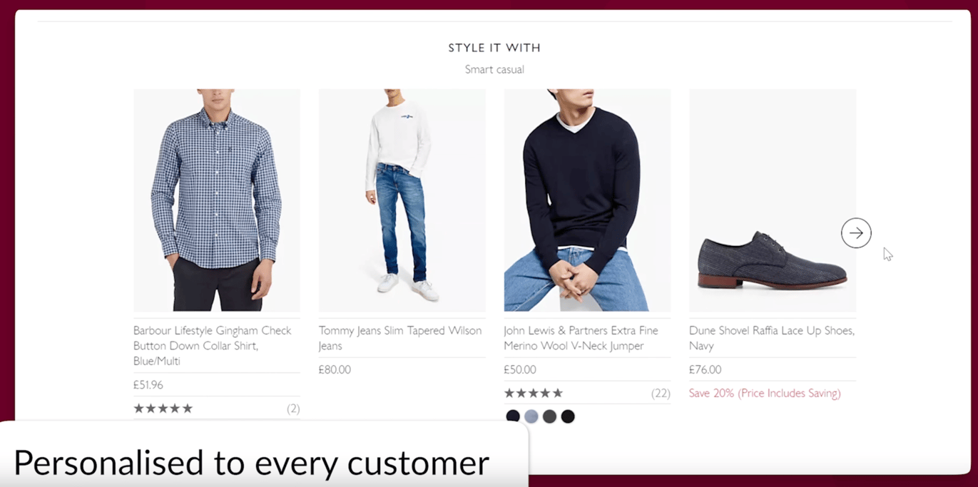 dressipi personalization