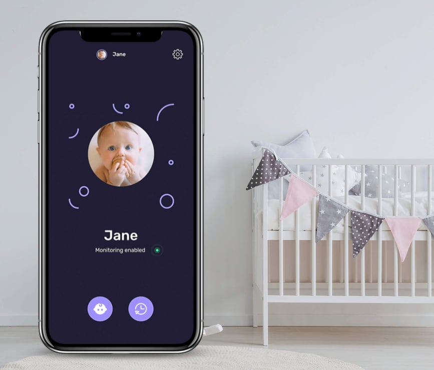 babyguard app interface 