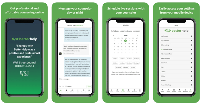 betterhelp online counseling app