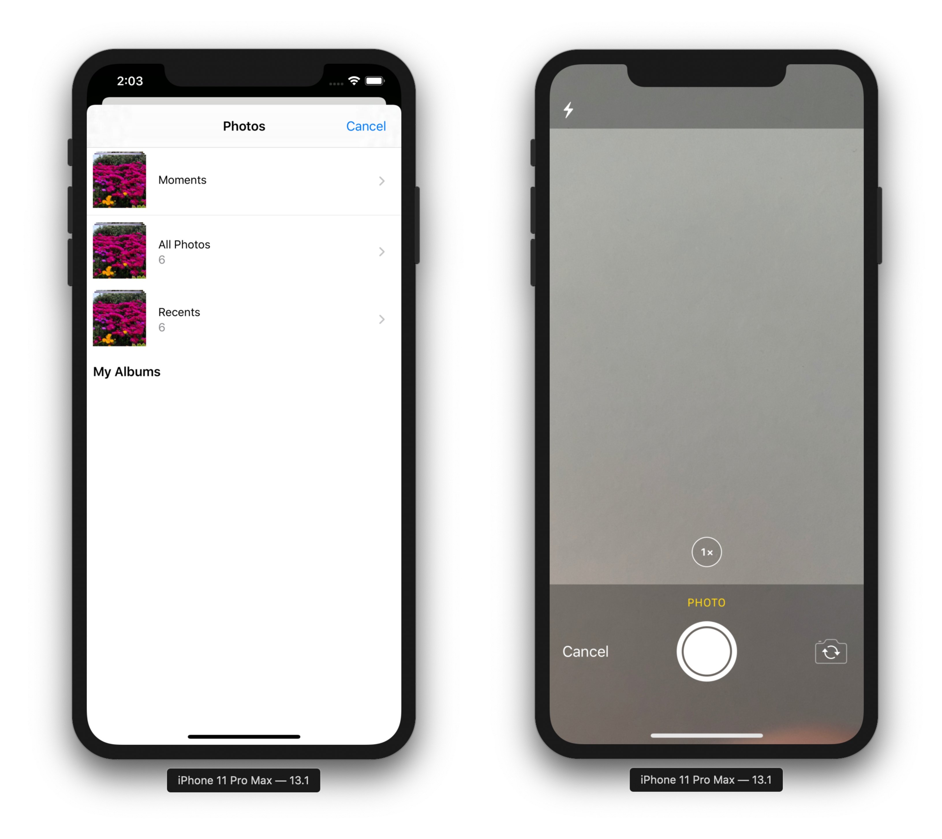 iOS 13 Modals Changes