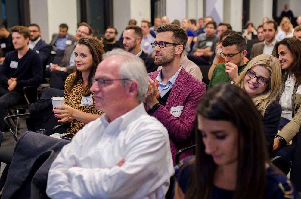 people attending Disruption Forum in London