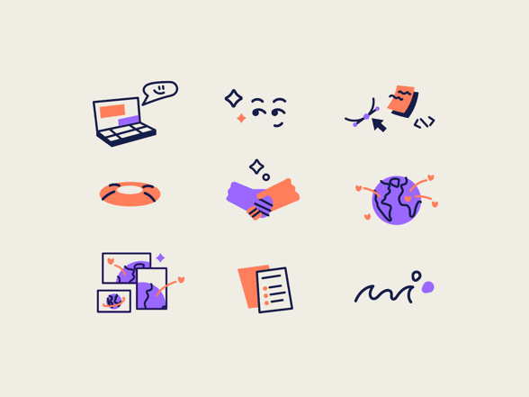 funny icons design