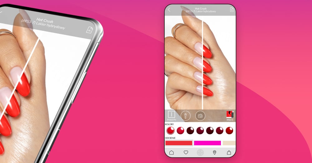 Cosmo Neonail virtual try-out app