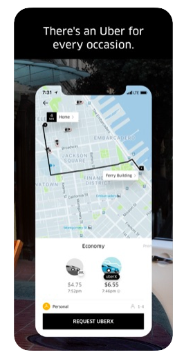 uber location app store