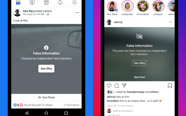 transparency in ux design instagram example