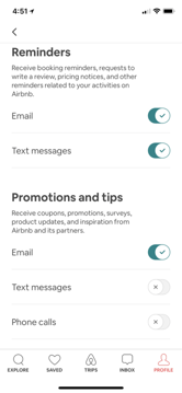 Examples of notifications