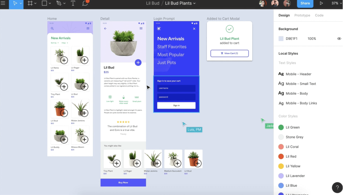 Figma ux example