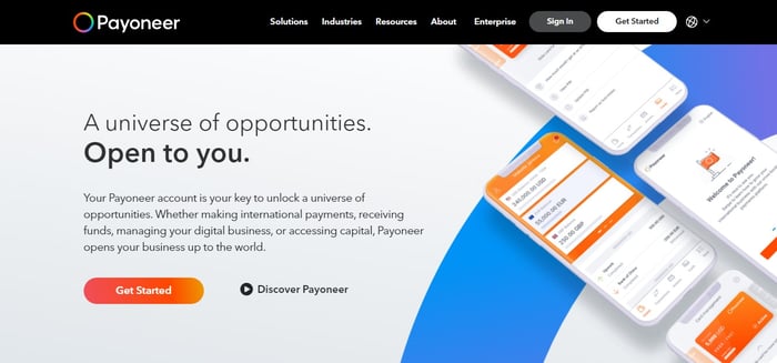 Payoneer website