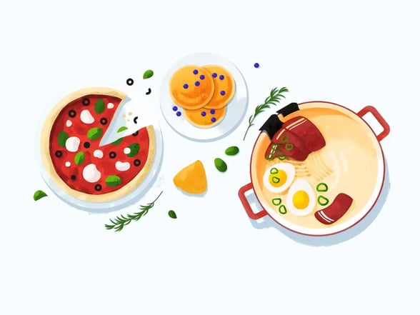 food illustration 